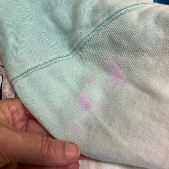 Walt disney world ombre retro sweatshirt L disney parks blues - Picture 5 of 8